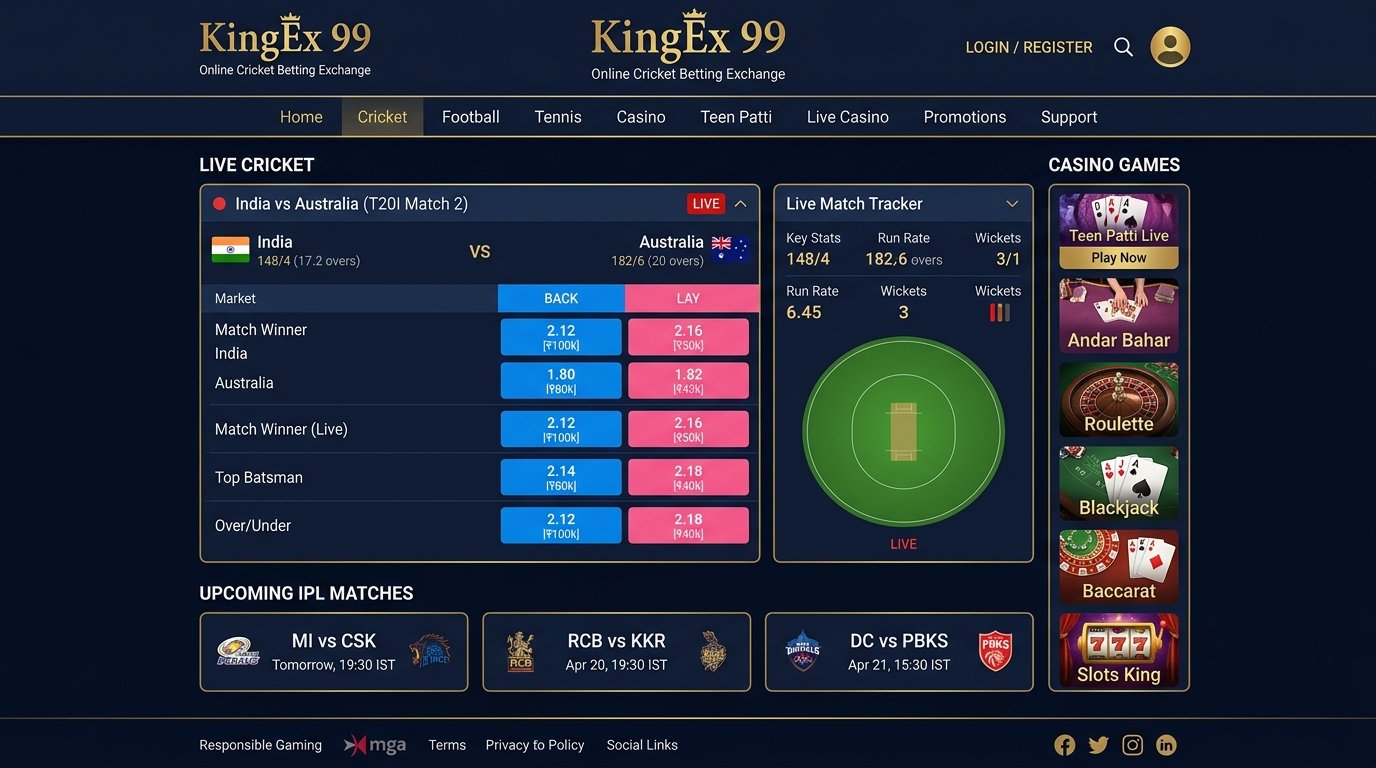 KingEx 99 Desktop View